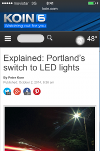 Iluminación en Portland