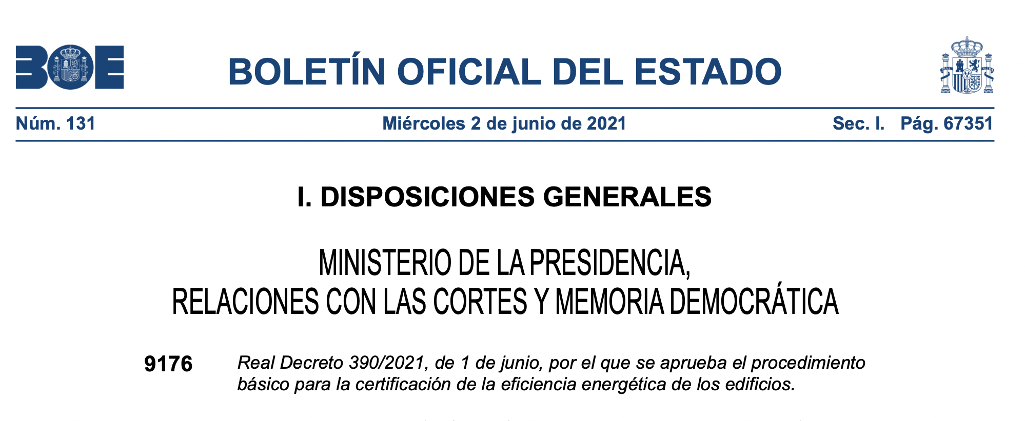 BOE_RD-390-201 | Blog De Certificado De Eficiencia Energética