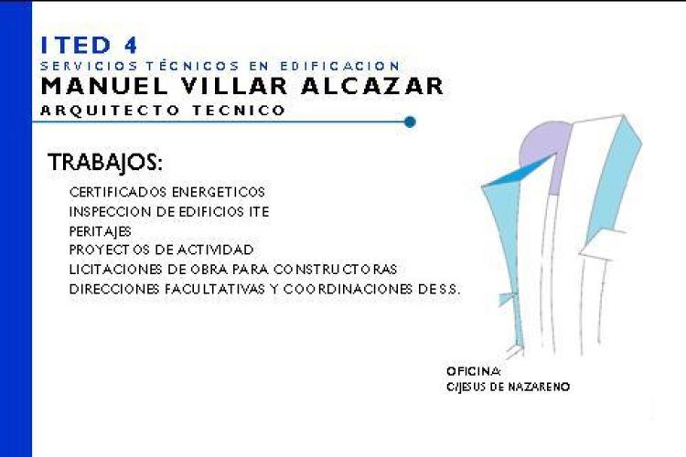 MANUEL VILLAR ALCAZAR - Certificado energetico albacete