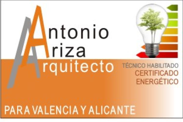 Antonio Ariza - ARQUITECTO certificado energetico Valencia Alicante